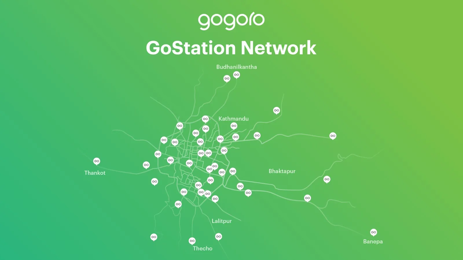 45 swap stations of Gogoro